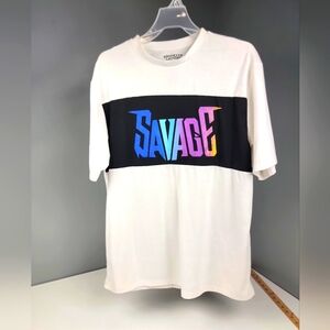 Brooklyn Laundry SAVAGE shirt size Large *flaws*